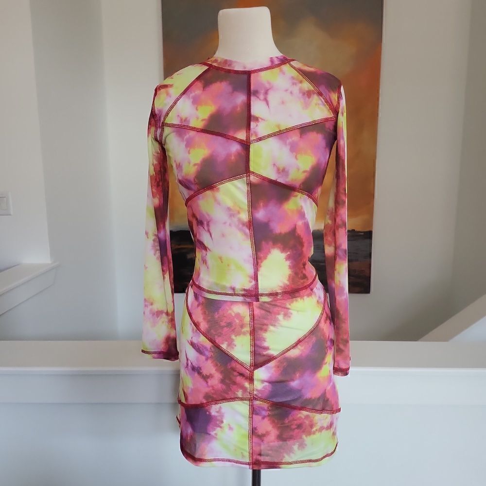 Dolls Kill Club EXX Top with matching Skirt Size M NWT